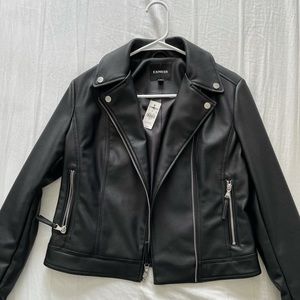 Express Black Leather Jacket